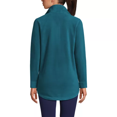 Women's Anyweather Quarter Zip Fleece Tunic Pullover, Back