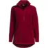 Women's Anyweather Quarter Zip Fleece Tunic Pullover, Front
