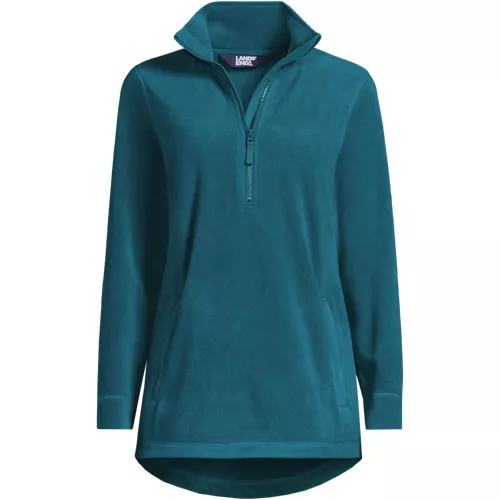 Women's Anyweather Quarter Zip Fleece Tunic Pullover, Front