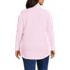 Women's Plus Size Anyweather Quarter Zip Fleece Tunic Pullover, Back