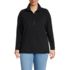 Women's Plus Size Anyweather Quarter Zip Fleece Tunic Pullover, Front
