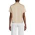 Women's Satin Short Sleeve Shirt, Back