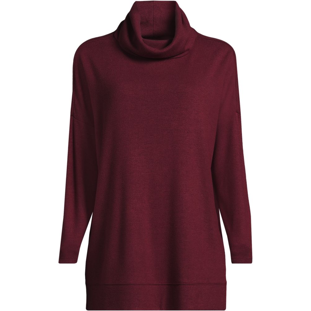 Cowl neck tunic sweatshirt online