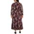 Women's Plus Size Chiffon Midi Dress, Back