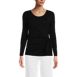 Women's Long Sleeve Lightweight Tie Front Top, Front