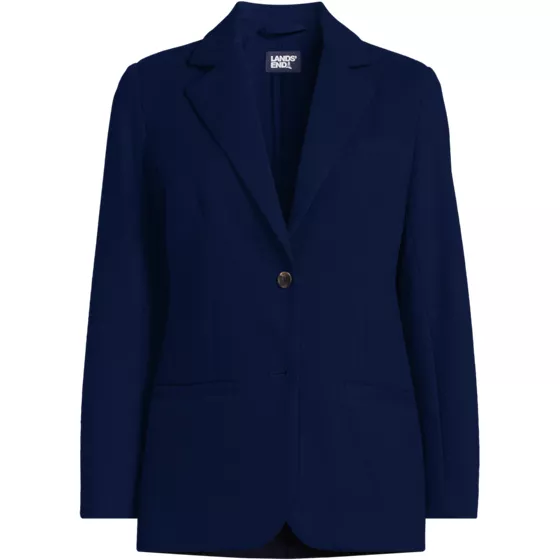 Women's Brushed Ponte Traditional Blazer - primary