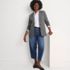 Women's Brushed Ponte Traditional Blazer, alternative image