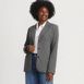 Women's Brushed Ponte Traditional Blazer, Front