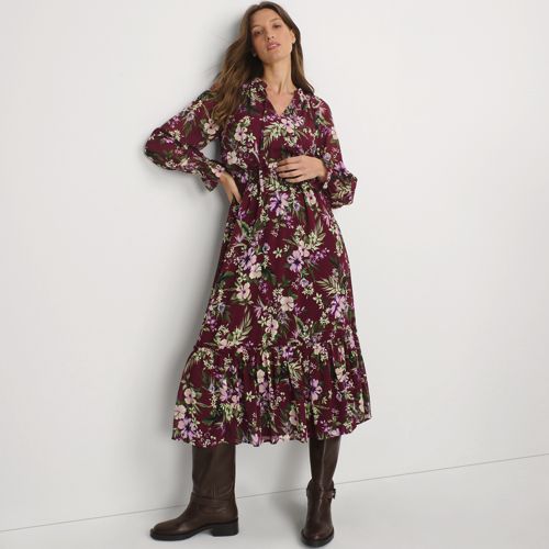 Women's Cap Sleeve Box Pleat Ponte Dress | Lands' End