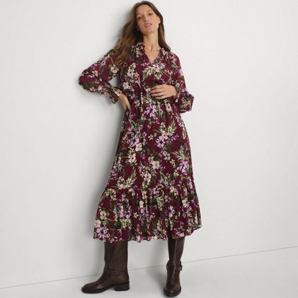 Women's Chiffon Midi Dress - primary