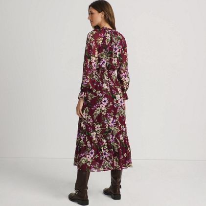 Women's Chiffon Midi Dress - image 1