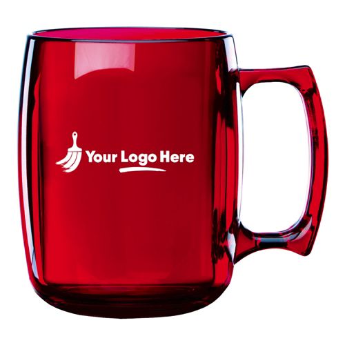 14oz Courier Acrylic Custom Logo Mug