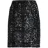 Women's Knit Velvet Sequin Above the Knee Skirt, Front