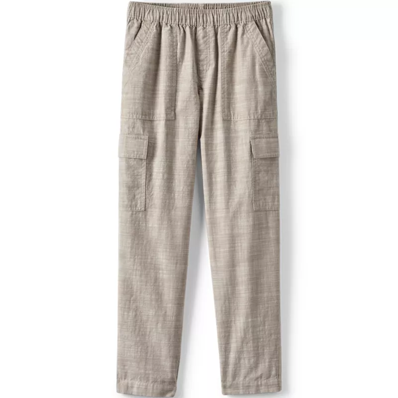 Girls Woven Pull On Utility Cargo Pants, alternative image