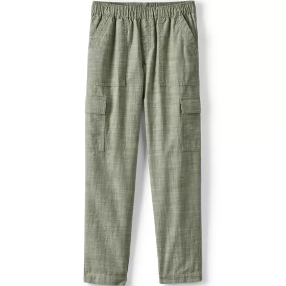 Girls Woven Pull On Utility Cargo Pants - primary