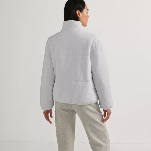 Women's Insulated Wide Channel Commuter Jacket, Back