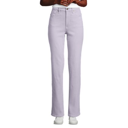 Women's High Rise Straight Leg Jeans - image 1