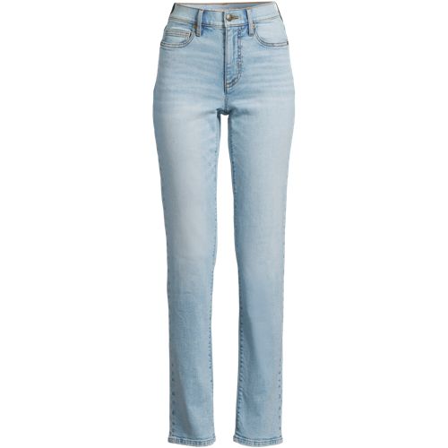 Women's High Rise Straight Leg Jeans - image 4