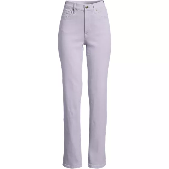Women's High Rise Straight Leg Jeans - primary