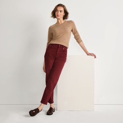 Women's High Rise Straight Leg Jeans