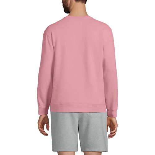  Lands' End Rundhals-sweatshirt Serious Sweats, Herren, Größe:44-46 Regular, Rot, Baumwoll-mischung/polyester-mischung, By Lands' End 