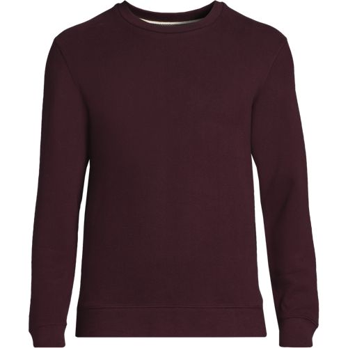 Serious Sweats Sweatshirt, Men, size: XL, regular, Red, Cotton-blend/Poly-blend, by Lands' End