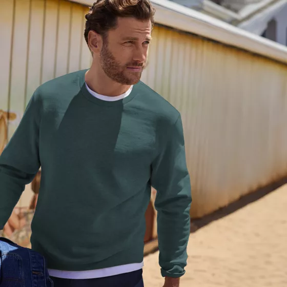 Men's Tall Long Sleeve Serious Sweats Crew Sweatshirt - primary