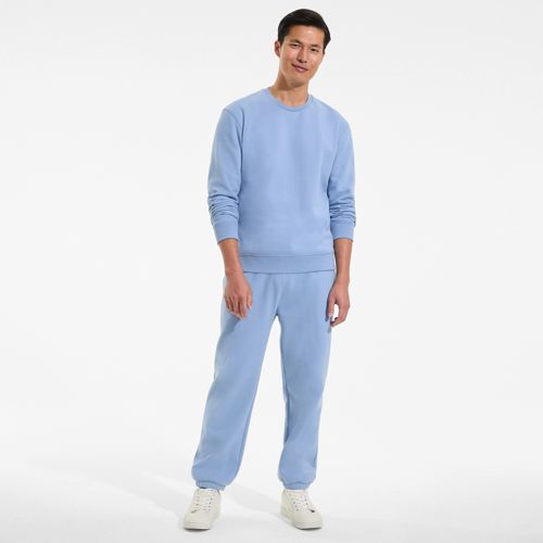  Lands' End Rundhals-sweatshirt Serious Sweats, Herren, Größe:44-46 Regular, Blau, Baumwoll-mischung/polyester-mischung, By Lands' End 