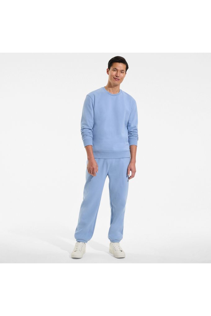 Men's Tall Long Sleeve Serious Sweats Crew Sweatshirt - Lands' End - Blue - XXL
