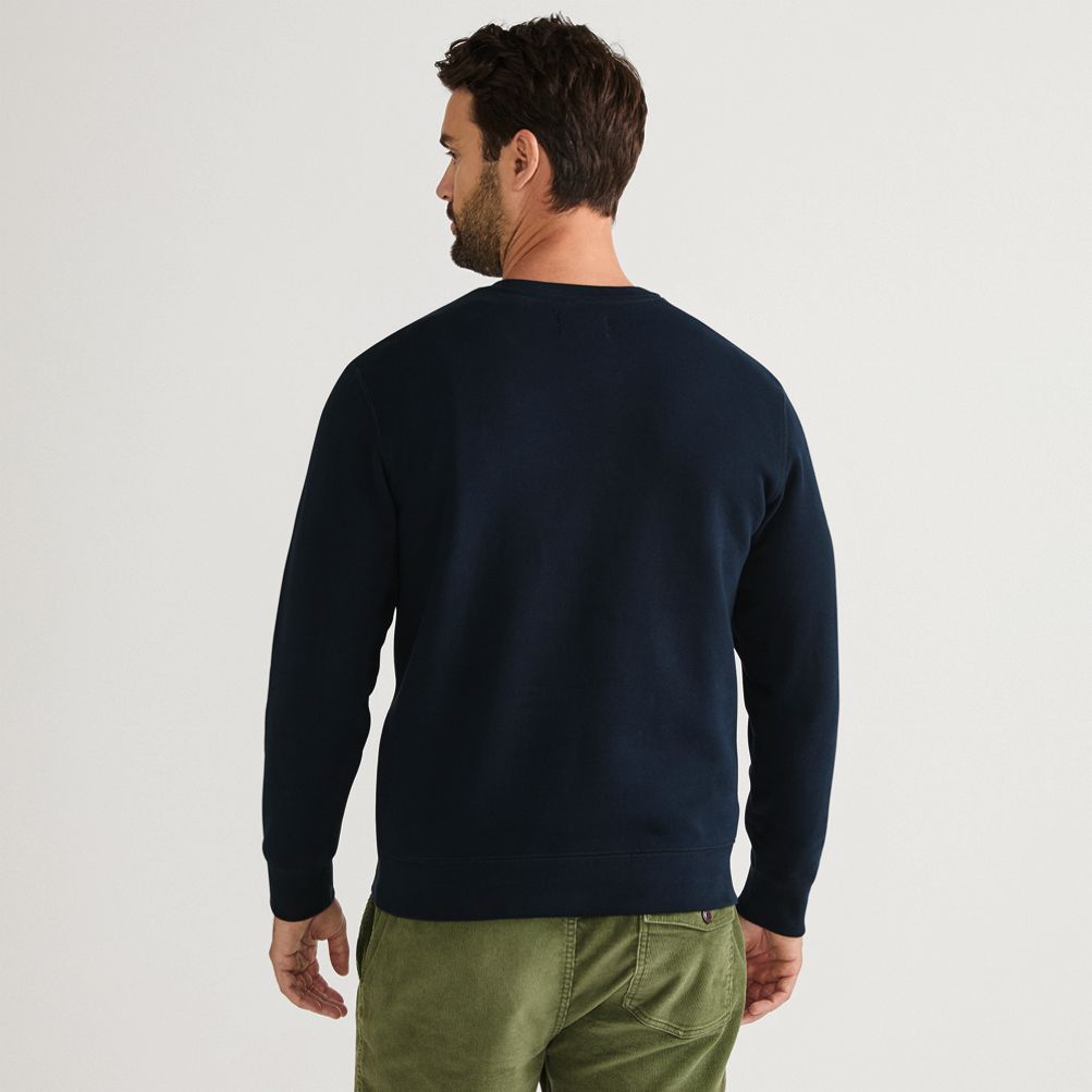 Men's Long Sleeve Serious Sweats Crew Sweatshirt | Lands' End