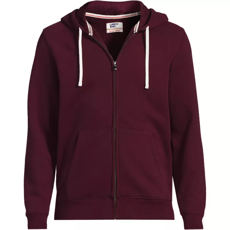 Men's Long Sleeve Serious Sweats Full Zip Hoodie, Front