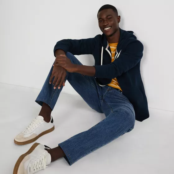 Men's Tall Long Sleeve Serious Sweats Full Zip Hoodie - primary