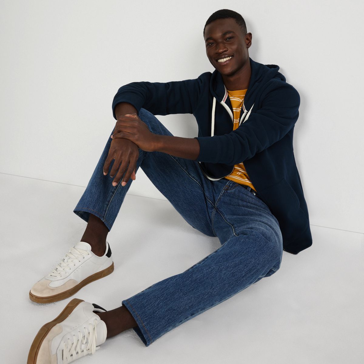 Men's Long Sleeve Serious Sweats Full Zip Hoodie