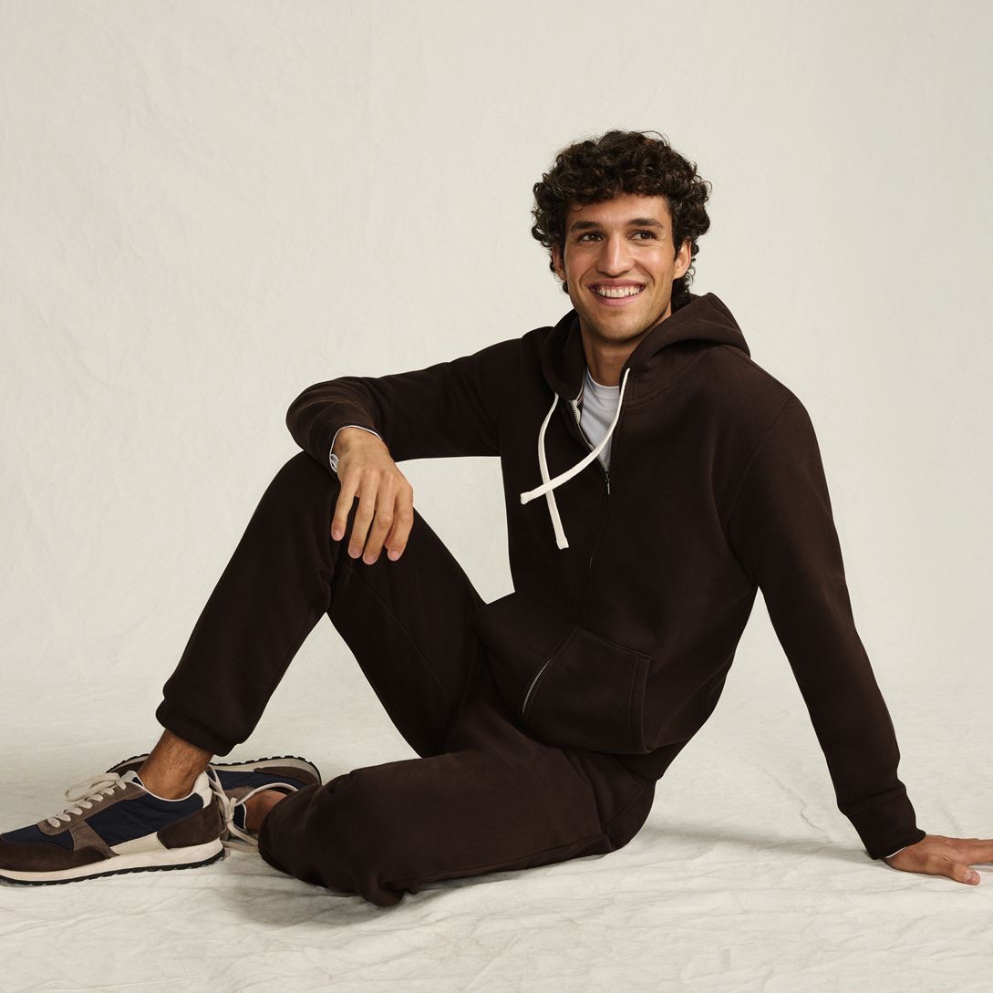Men's Long Sleeve Serious Sweats Full Zip Hoodie