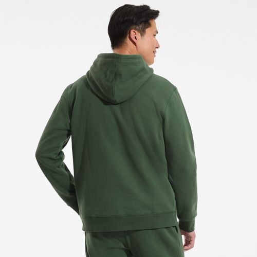  Lands' End Serious Sweats Kapuzenjacke, Herren, Größe:44-46 Regular, Grün, Baumwoll-mischung/polyester-mischung, By Lands' End 