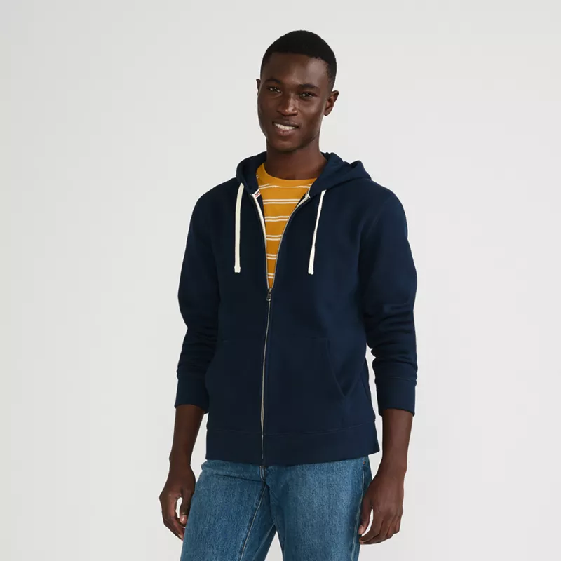 Men's Long Sleeve Serious Sweats Full Zip Hoodie, Front