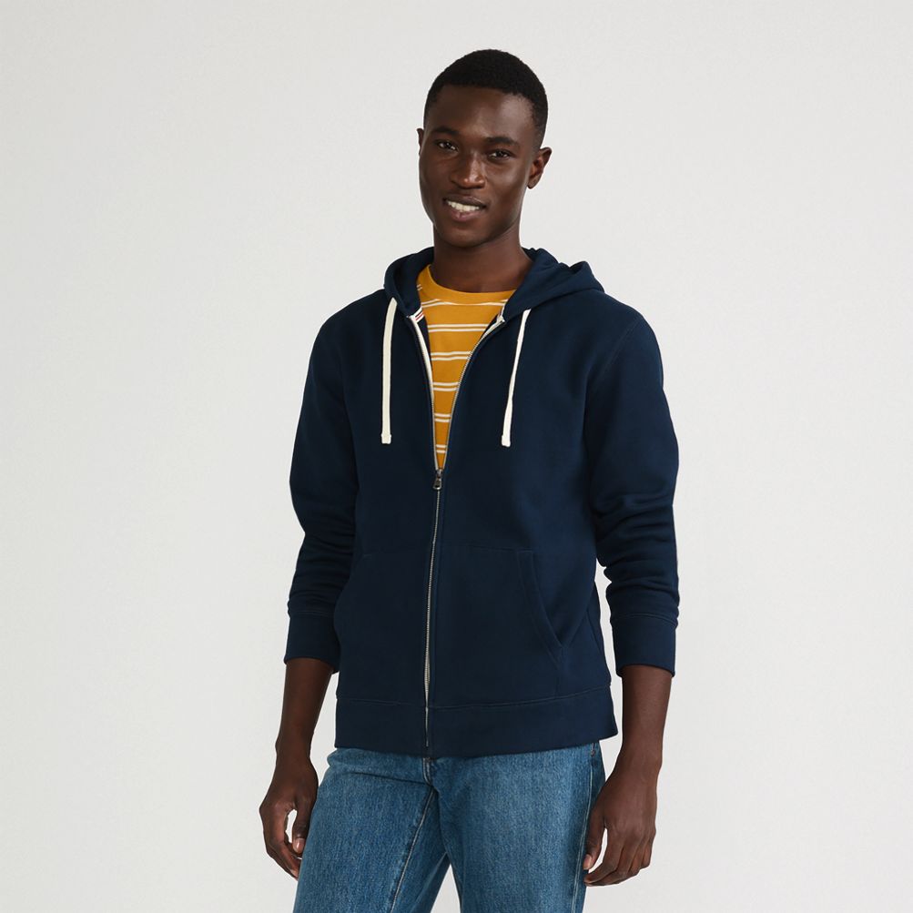 Men's Long Sleeve Serious Sweats Full Zip Hoodie | Lands' End