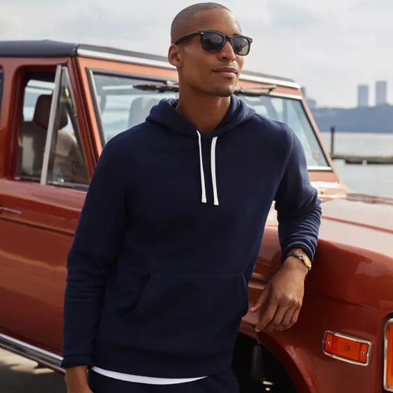 Men's Long Sleeve Serious Sweats Pullover Hoodie Sweatshirt - primary