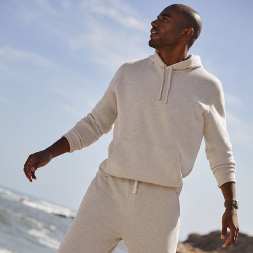 Men's Serious Sweats Full Zip Sherpa Fleece Hoodie