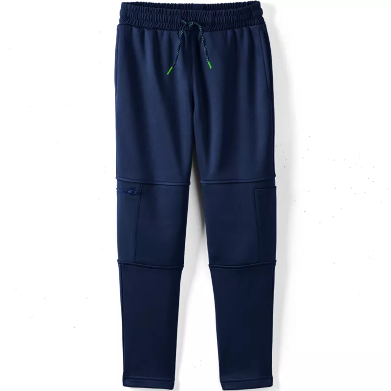 Boys Basic Iron Knee Fleece Jogger, Front