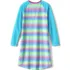 Girls Long Sleeve Jersey Nightgown, Back