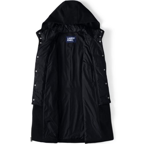 Women's Wool Coat with Removable Dickey - image 2
