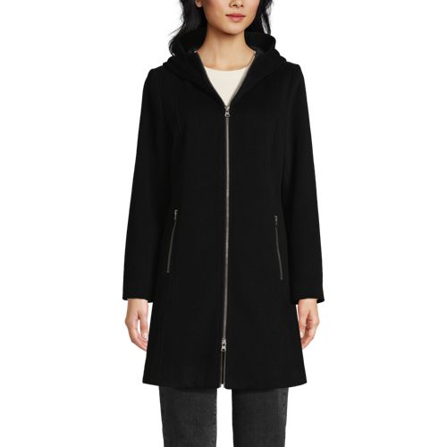 Women's Wool Coat with Removable Dickey - image 5