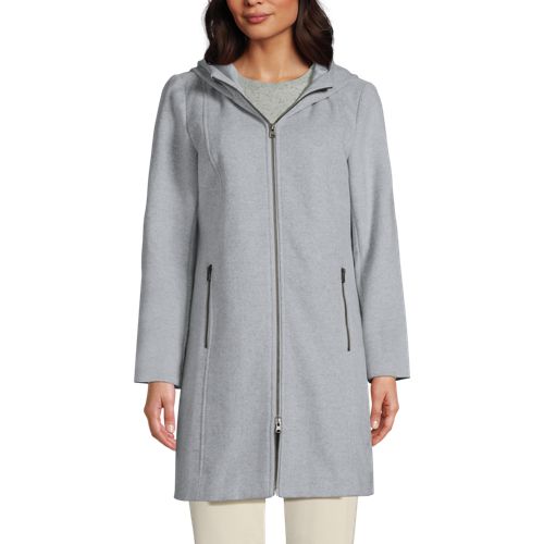 Women's Wool Coat with Removable Dickey - image 5