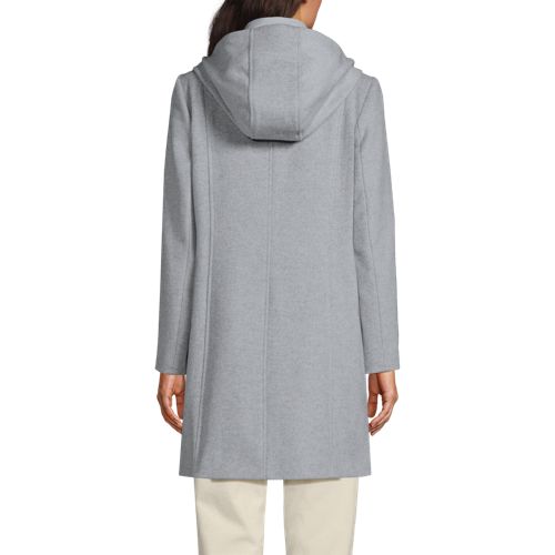Women's Wool Coat with Removable Dickey - image 3