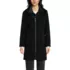 Women's Wool Coat with Removable Dickey, Front