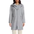 Women's Wool Coat with Removable Dickey, Front