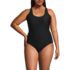 Women's Plus Size Texture Tugless X-Back One Piece Swimsuit, Front