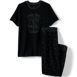 Kids Short Sleeve Top and Jogger Bottom Pajama Set, alternative image