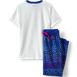 Kids Short Sleeve Top and Jogger Bottom Pajama Set, Back